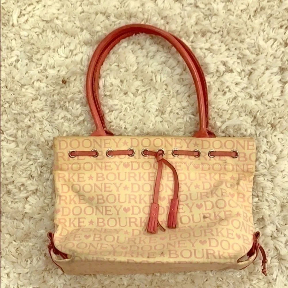 Dooney & Bourke Canvas Tulip Tassel Tote